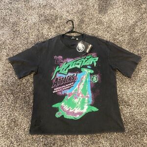 Kids Black Graphic T-Shirt